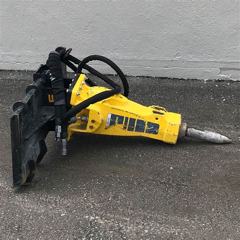 skid steer jackhammer attachment rental|jackhammer attachment for excavator sale.